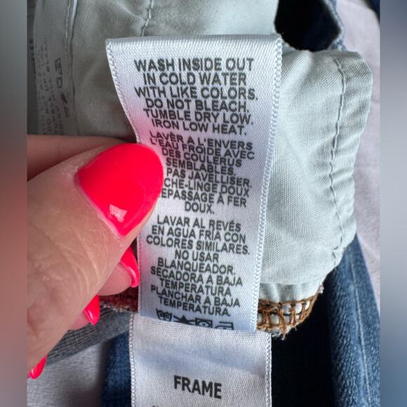 Frame Denim Le Garcon Boyfriend Jean in Cooper size 25 or 2 cotton distressed - Picture 9 of 15